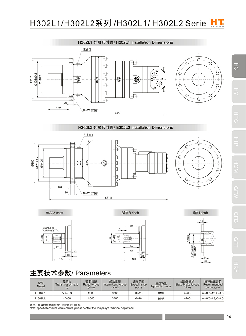 H302L1,2系列